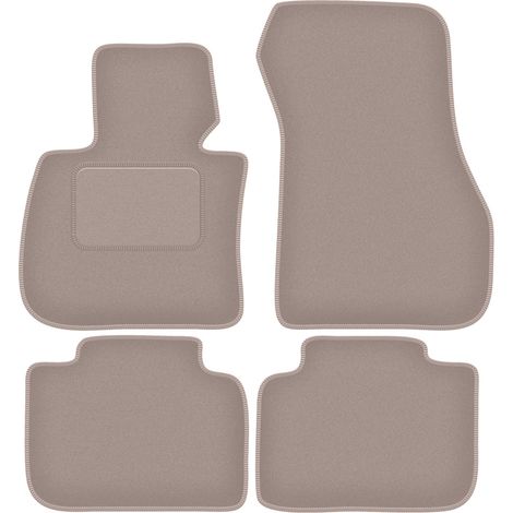 Tappetini auto in velluto per: BMW X1 F48 FL SUV (2015-) beige (1/5)