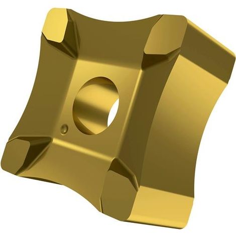 Scarfing-Schneideinsatz ISO SNMX 15-R18:6640 Radius 18mm MT-CVD beschicht. Gold (1/2)