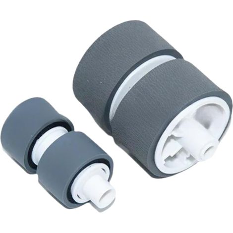 Kit de rouleaux ADF pour Canon DR-C125 DR-C225 DR-C255 - Jeu de roues de ramassage et de séparation - Design anti-bourrage - Pièce de rechange pour scanner de documents de bureau (A) (1/5)