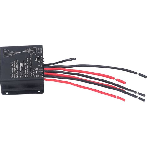 Contrôleur de chargeur solaire intelligent PWM 12V/24V avec pilote de LED à moteur pas à pas (1/5)