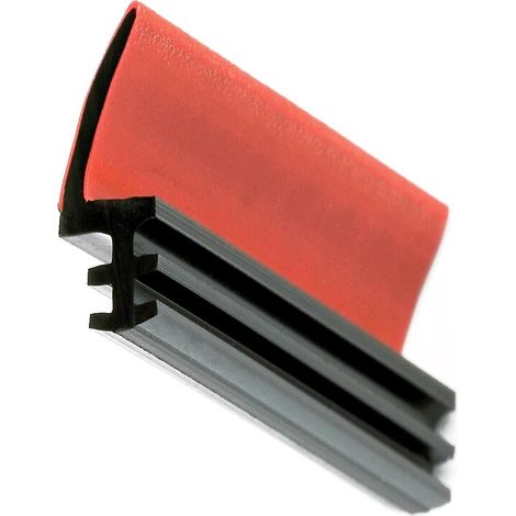 Joint sur dormant en PVC - LD 411 - pour rainure de 4 mm - finition noir - 40 m - KISO SA