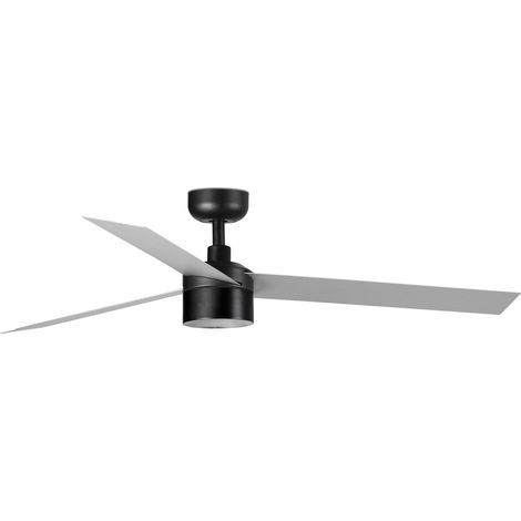 Faro Cruiser Ventilateur de plafond Cruiser 132 cm TEK LED, noir mat, pales en aluminium, 4000 K (1/2)