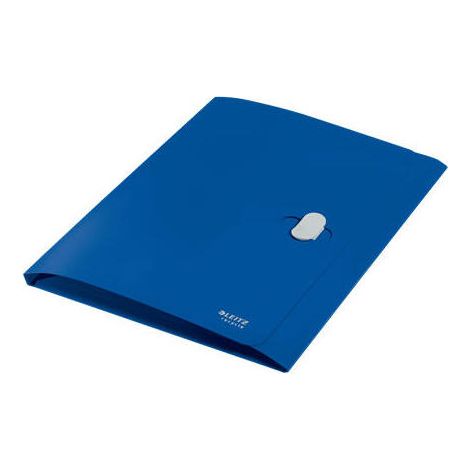 CARPETA POLIPROPILENO 3 SOLAPAS Y CIERRE BROCHE GIRATORIO A4 RECYCLE AZUL LEITZ 46220035 (1/4)