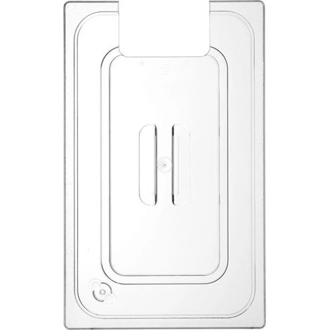 Coperchio in policarbonato con ritaglio per Sous-Vide per contenitori GN 1/1 - Hendi 864227 (1/5)