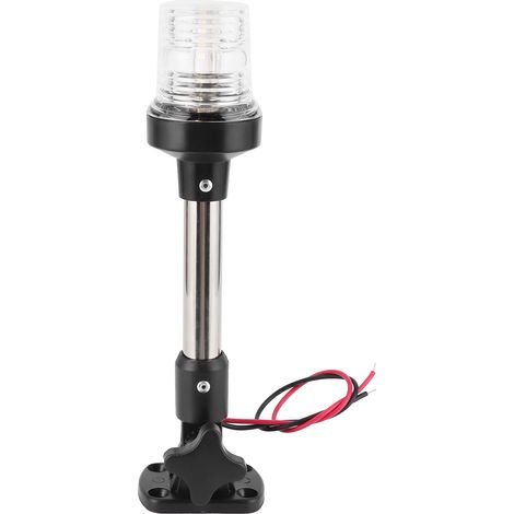 Feux de navigation et d'ancrage LED pliables 4000-4500K, éclairage à 360° pour bateaux, yachts et camping-cars (1/5)