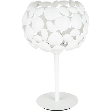 "Lampada da tavolo DIONISO in metallo bianco" (1/2)