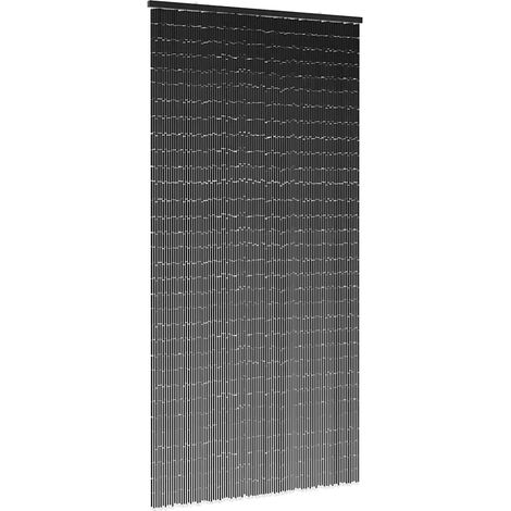vidaXL Insect Door Curtain Dark Grey 90x220 cm Bamboo