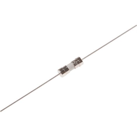 Rs Pro – Fusible non réarmable filaire 1A – Tension 250V c.a. – Matériau céramique – Vitesse de fusion type T – Pouvoir de coupure 35A (1/2)