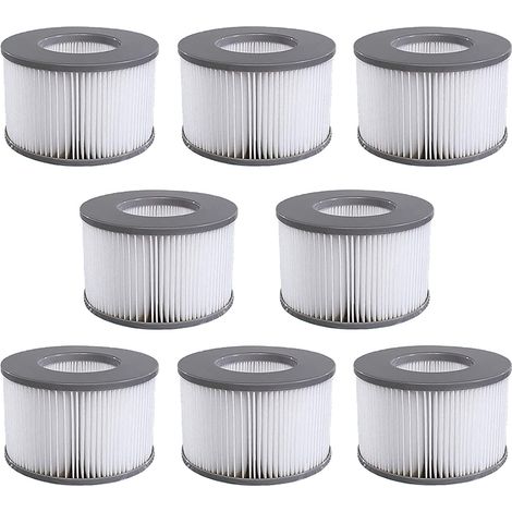 Filtre De Remplacement - Pour Spa Chauffé Et Piscine Gonflable - Compatible Modèles À Partir De 2020 - Lot De 4 (1/5)