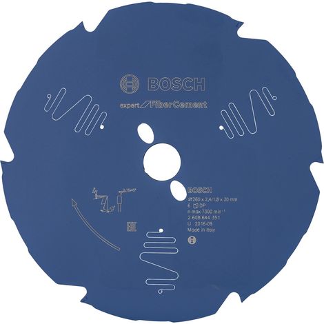 Bosch  Hoja  de  sierra  Expert  for  Fibre  Cement  para  sierras  ingletadoras  y  de  mesa  260  x  30  x  2,4  mm  6  -  2608644351 (1/3)