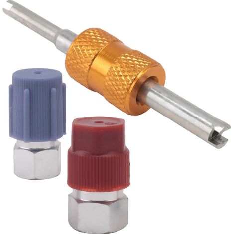 Kit de conversion R12 vers R134a, kit d'adaptateur de raccordement pour climatisation automobile, raccord femelle 1/4 pouce, pour réfrigérateur de climatisation automobile (1/5)