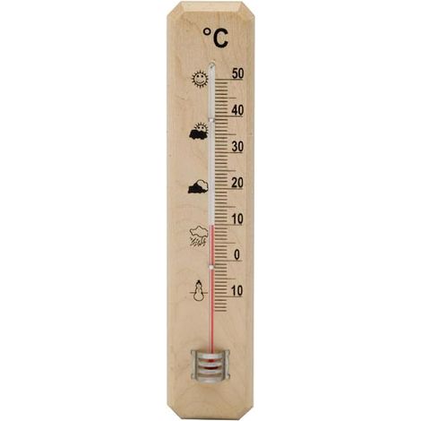 ORYX termometro pared / jardin madera 20 cm. , Termometro Oryx - Para exterior.- Medida: 20 cm.- Realizado en madera.