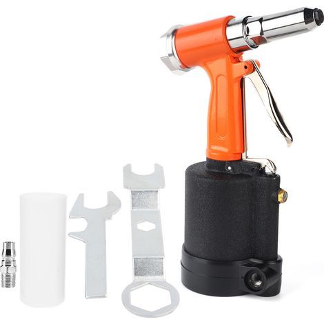 Pistolet à rivets hydraulique léger professionnel orange et noir