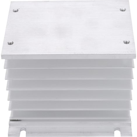 Dreiphasen-Kühlkörper aus Aluminiumlegierung für SSR-Halbleiterrelais, effiziente Wärmeableitung (1/3)