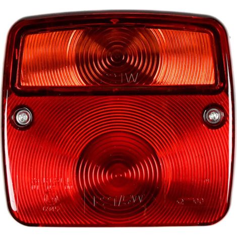 Rücklicht für Anhänger/Wohnwagen 12V 10,4 x 9,75 x 5 cm. - Rücklicht für Anhänger/Wohnwagen 12V 10,4 x 9,75 x 5 cm. (1/4)