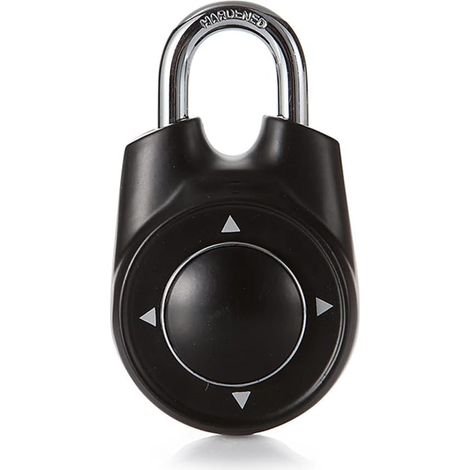 Set-Your-Own Combination Lock with Quick Dial Directional Key, for lockers or storage boxes at school or the gym