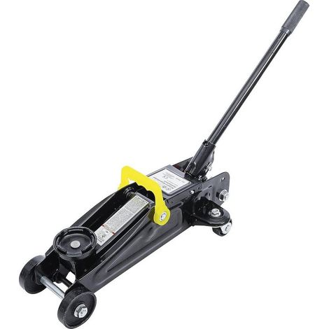 Cric Rouleur Hydraulique 1 T - 209 x 149 x 454 mm - Acier Robuste - Levage Facile et Sécurisé - D-Work (1/5)