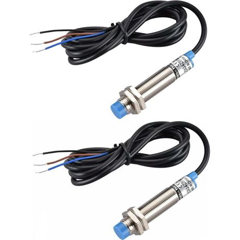 M12 Induktiver Näherungssensor, 4 mm Schirmung, 10–30 V DC, PNP NO, 3-adrig (1/4)