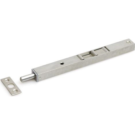 Rohrkantriegel mit Schiebemechanismus verzinkt 200 x 20 x 15 mm
