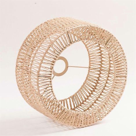 Abat-jour en corde de papier pour plafonnier, 22 x 11 cm, comme illustré (1/5)