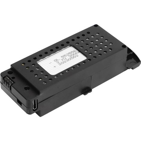 3. Batterie au lithium 7 V 3000 mAh pour avion RC, drone RC et avion télécommandé pliable S6 G6 (1/5)