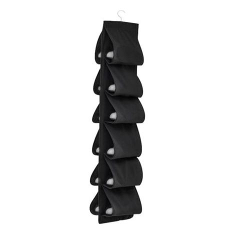 BUNTHAUS Rangement Chaussures Suspendu 12 Poches Porte Chaussures Pliable, Range Chaussures Gain de Place à Suspendre pour Porte Chambre ou Back Door, Organiseur Chaussures sans Perçage (1/5)