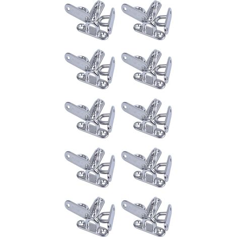 40pcs Crochet D'Anneau D'Agrafe de Plaque à Oeil Oblongs en Acier Inoxydable 304 de 5mm (1/5)