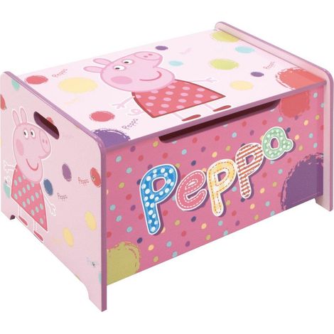 Cassapanca Portagiochi in Legno Peppa Pig