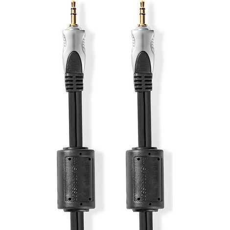 Cable estereolux pasador de 35 mm pasador de 35 mm guldplaterad 500 metros redondo antracita mejillon