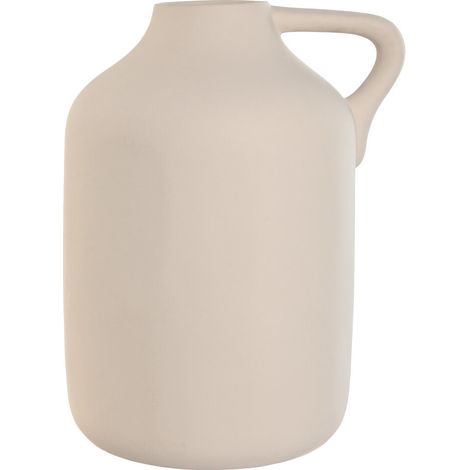 Jarron Gres 30X30X40 Asa Artesanal Beige (1/4)
