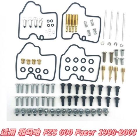 Kit de réparation de carburateur compatible avec Yamaha FZS 600 Fazer 1998-2003