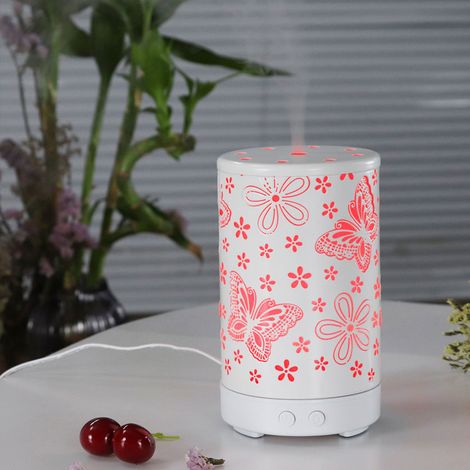 【Humidificador】Humidificador de aromaterapia con luz de colores para aceites esenciales, adecuado para el hogar y la oficina. (1/5)