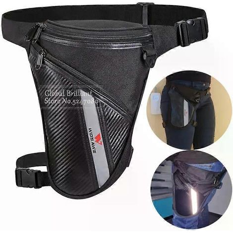 Motorrad-Beintasche, wasserdicht, Hüfttasche, Oberschenkeltasche, Gesäßtasche, Gürteltasche, Motorradfahrer-Reisetasche, Outdoor-Tasche, Motocross-Tasche (1/4)