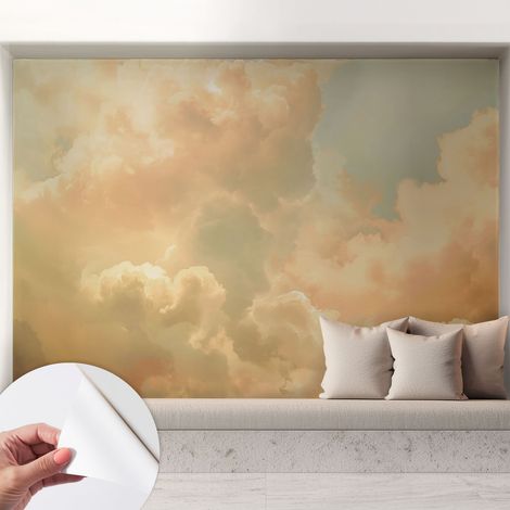 Papier peint autocollant adhésif avec imprimé installation simple qualité excellente sans désordre Nuages éthérés 208x146 cm (1/5)