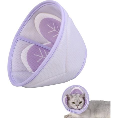 Bardusch - Collerette Respirant Anti-Lechage Reglable pour Chat - Protection Après Chirurgie (1/5)