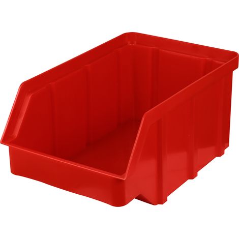 Conteneur d'atelier modèle 3, dimensions 225 x 145 x 110 mm, couleur : rouge (1/2)