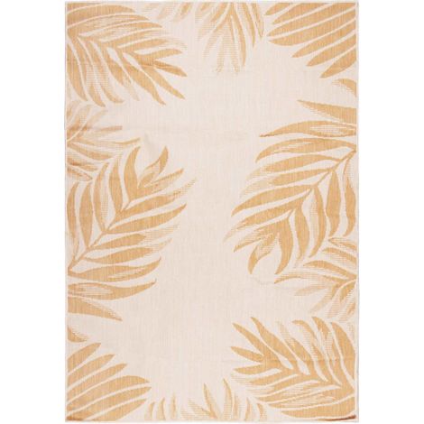 Maison Exclusive - Outdoor-Teppich Flachgewebe 140x200 cm Blattmu (1/5)