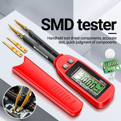 Testeur SMD GN701 pour Résistance, Capacité, Diode, 3000 Counts (1/5)