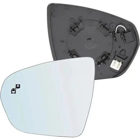 Vetro specchio retrovisore blind spot lato sx  per  peugeot 3008 suv dal 2016-