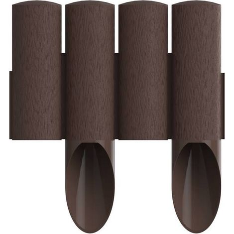 Cellfast Gartenpalisadensystem, 4 Elemente, 2,3 m, brauner Karton (1/5)