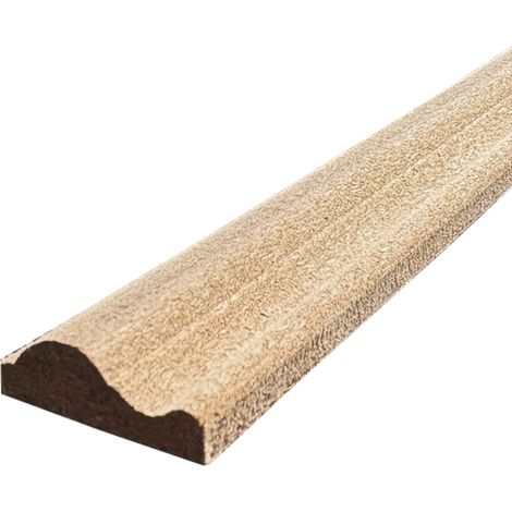 Lot de 10 Cimaises Classiques MDF, L. 2,44 m x l. 2,8 cm x Ep. 9 mm