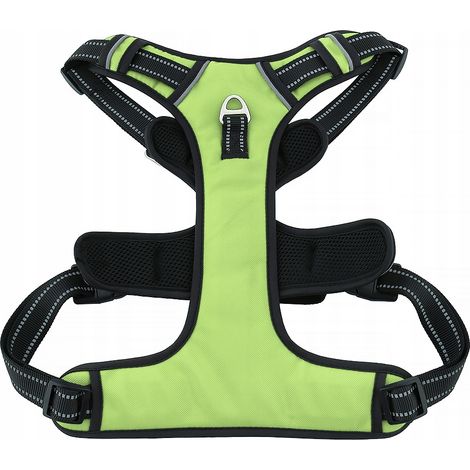 HUGGY DOGGY pettorina anti-pressione per bulldog, regolabile, protezione facile da camminare M (1/5)