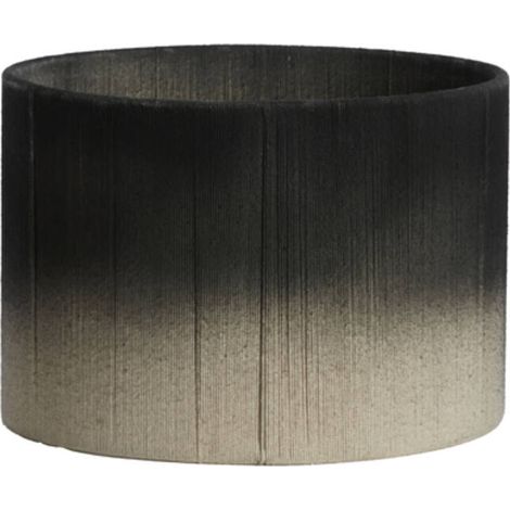 Light & Living - pantalla de lámpara - Tossa - negro - textil - Ø