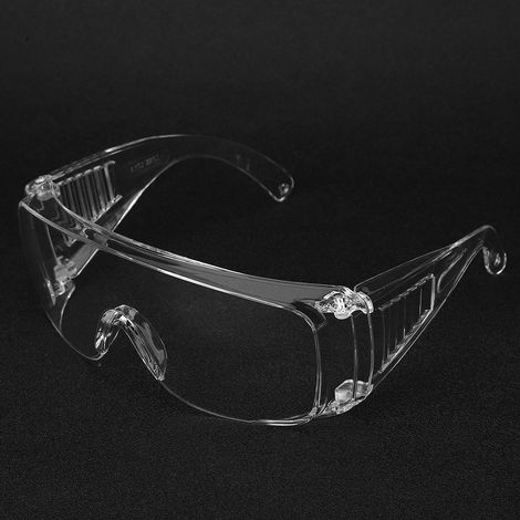 Industriebrille, Arbeitsschutz, Laborschutz, transparent, poliert, spritzwassergeschützt, stoßfest (1/5)
