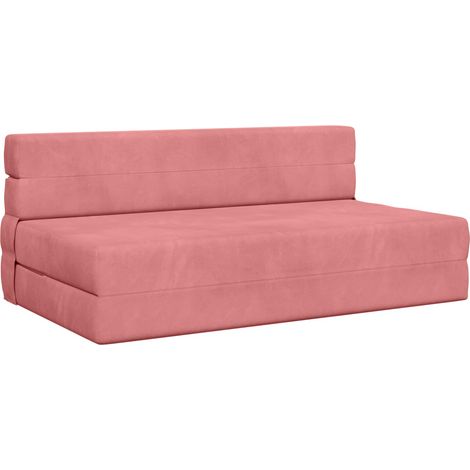 Canapé-lit pliable Rose 152 x 86,5 x 60 cm Tissu vidaXL (1/5)