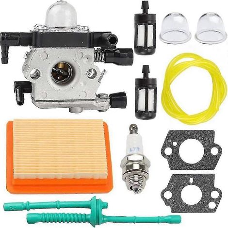 Carburateur pour motoculteur MM55/MM55C 4601-120-0600 (remplace C1Q-S202A) avec filtre à air, conduite de carburant et réglage. (1/5)