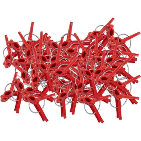 100 pcs Réutilisable En Plastique Support De Plantes Clips Pinces Pour Plantes Suspendus Vigne Jardin Serre Légumes Tomates Clips Jardin Greffe Clip (1/5)