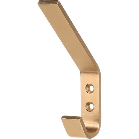 Colgador de pared doble dorado cepillado Riex XV23 (1/5)