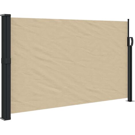 vidaXL Tenda da Sole Laterale Retrattile Beige 117x300 cm (1/5)