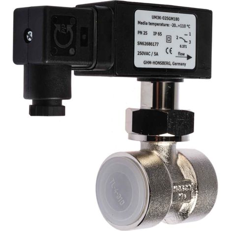 Débitmètre RS PRO pour Gaz, liquides, 14 l/min à 18 l/min, raccord BSP femelle 1 ( Prix pour 1 ) (1/2)